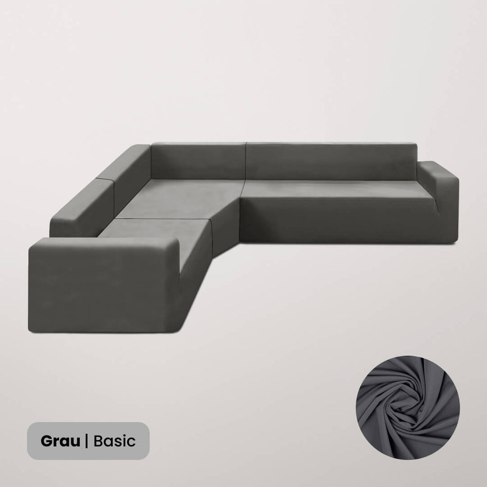 Ecksofabezug (3-teilig)