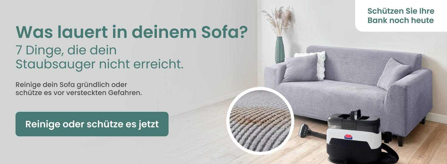 Was lauert in deinem Sofa? 7 Dinge, die dein Staubsauger nicht erreicht - reinige dein Sofa gründlich oder schütze es vor versteckten Gefahren