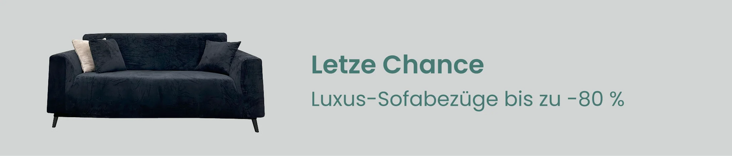 Letzte Chance: Luxus-Sofabezüge bis zu -80%