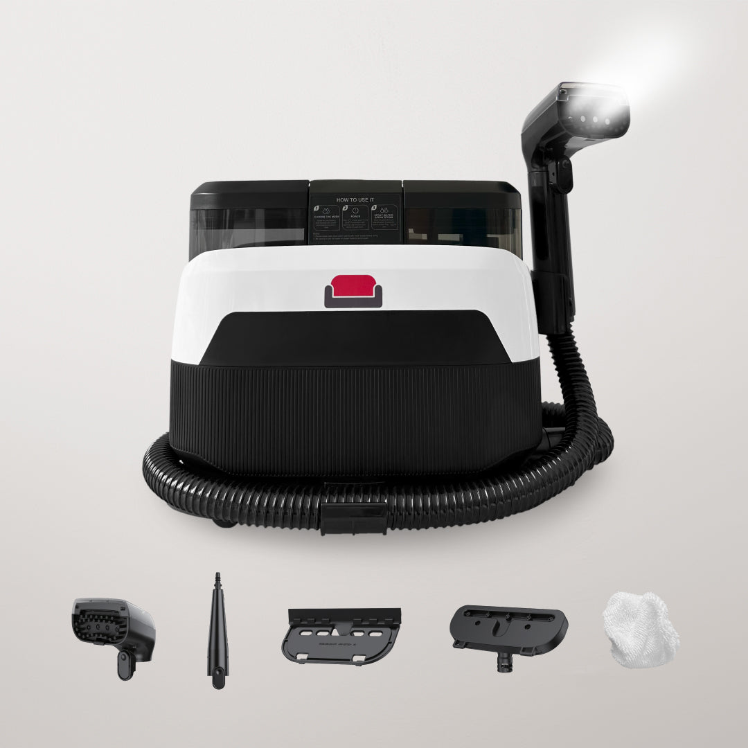 LuxeSteam Dampfreiniger mit Aufsätzen