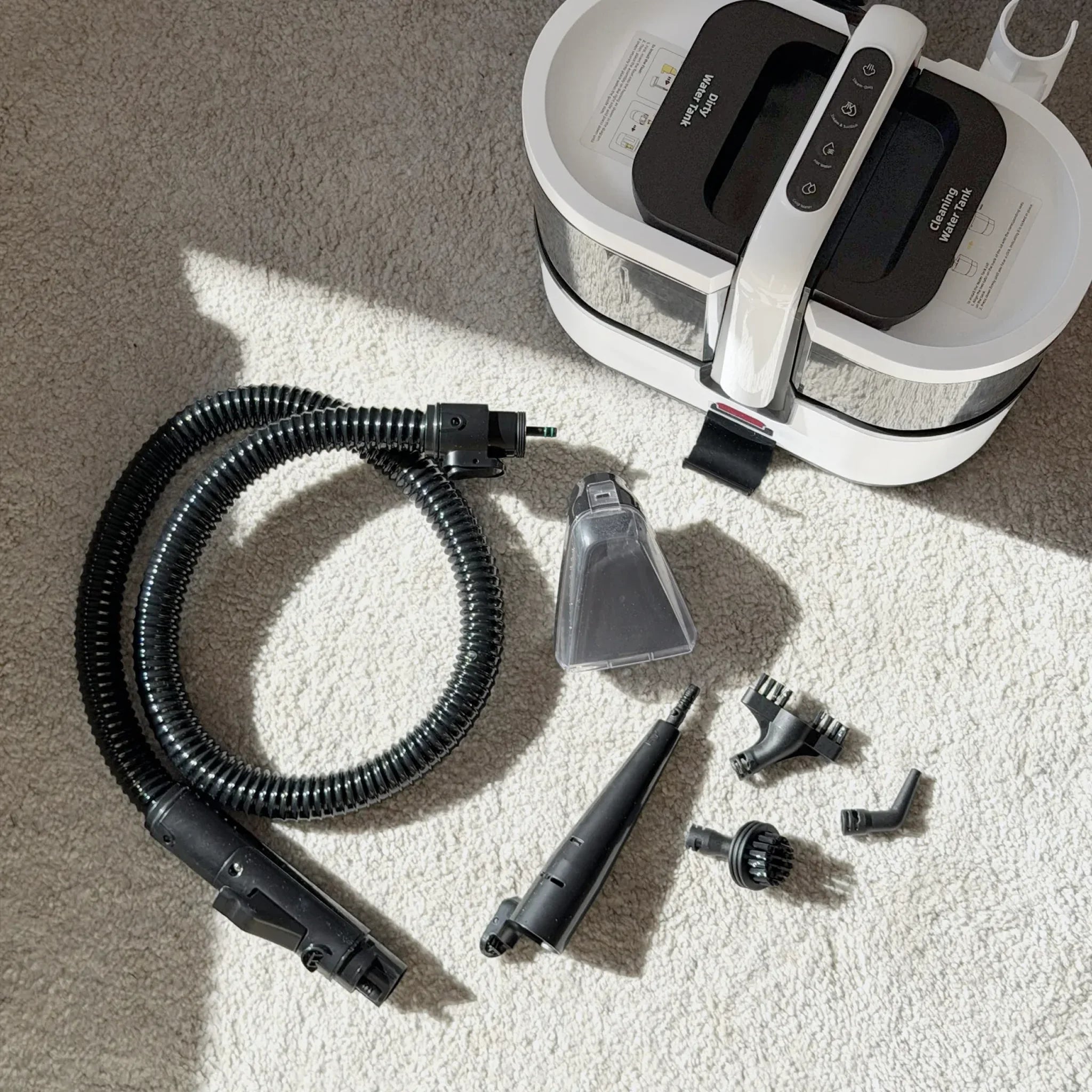 LuxeSteam Pro mit Aufsätzen