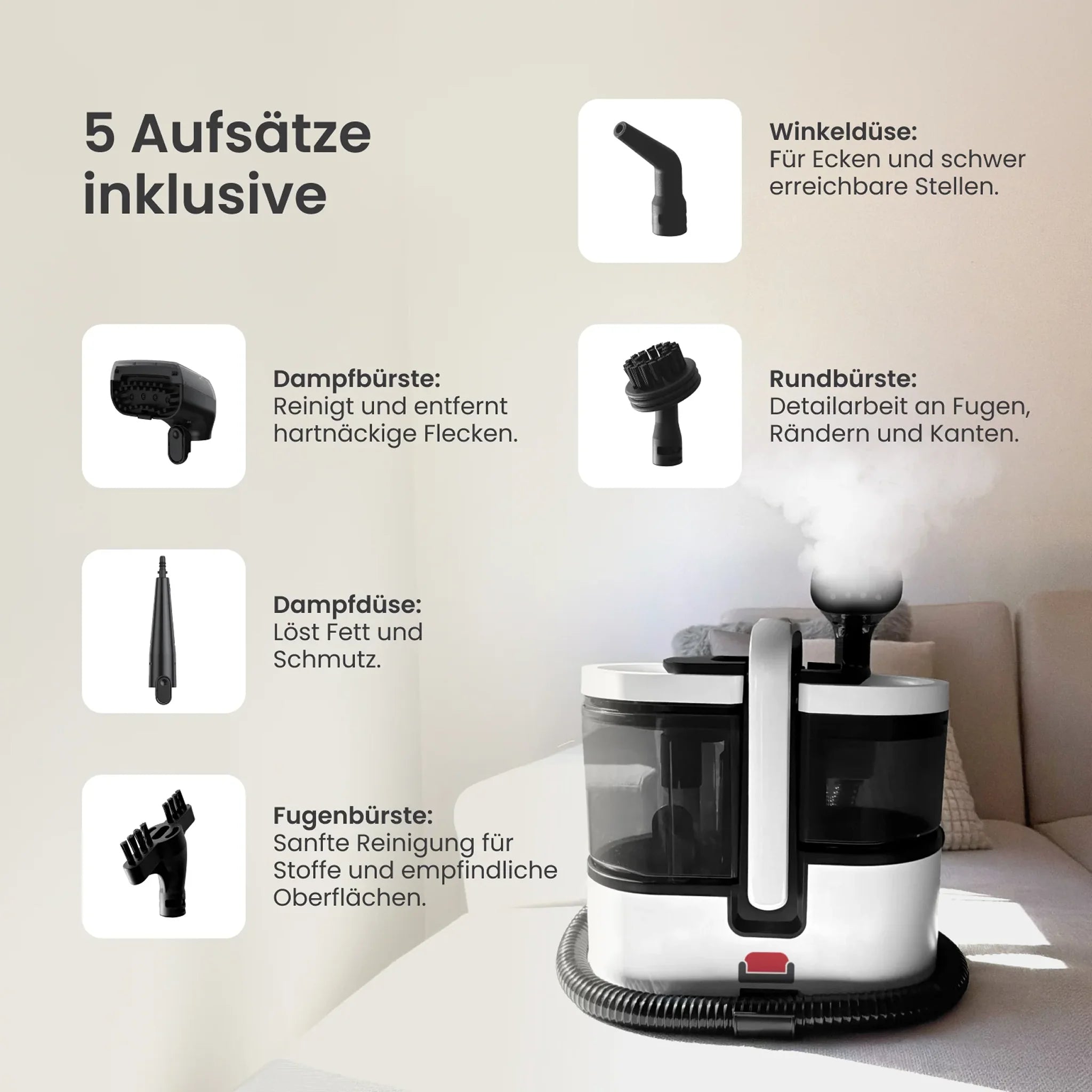 LuxeSteam Pro im Einsatz